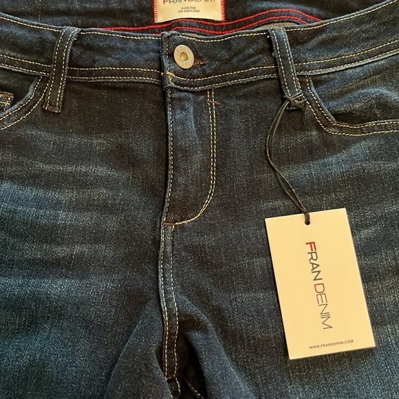 Fran Denim Kay Skinny Mid Rise NWT Size 30 - Picture 15 of 16
